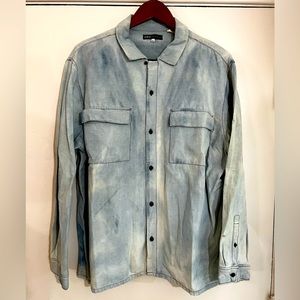 Levi's Made and Crafted Heavy linen camp\scout shirt heavy washed